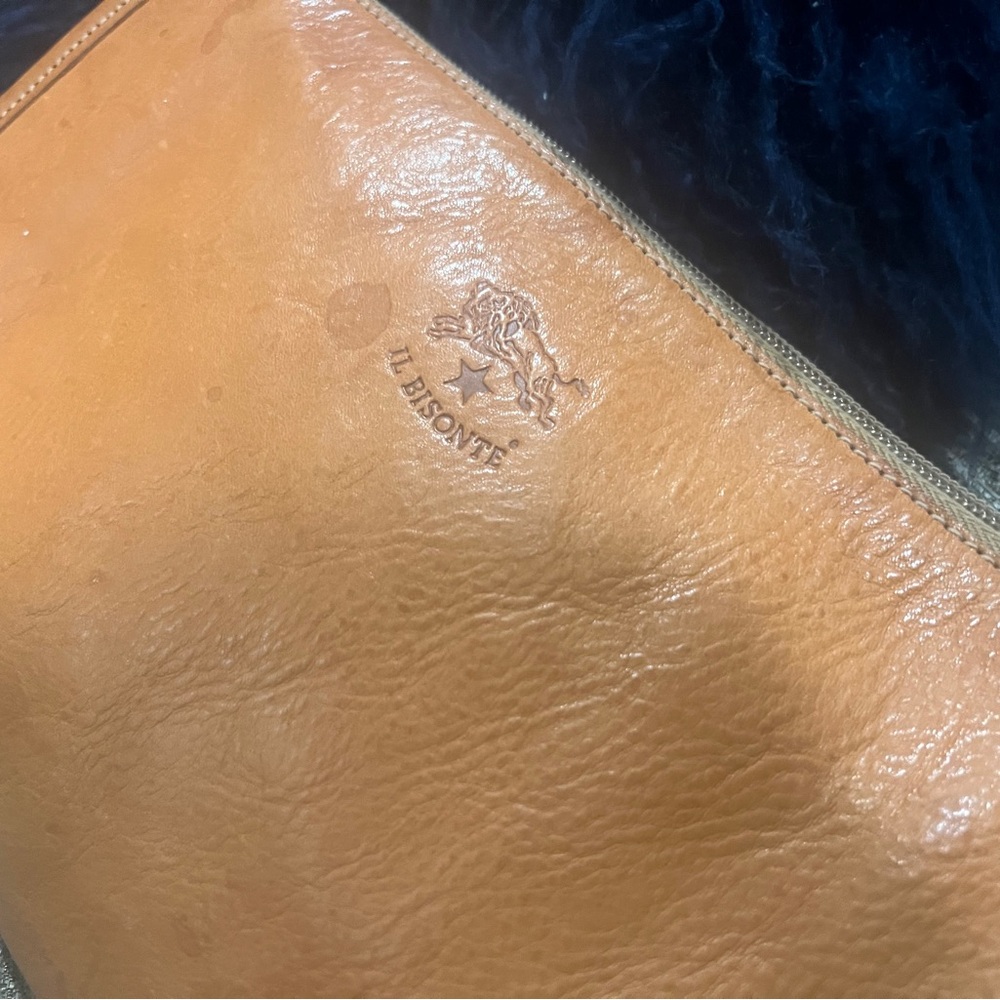 Il Bisonte Vachetta Zippered Clutch - Picture 3 of 7